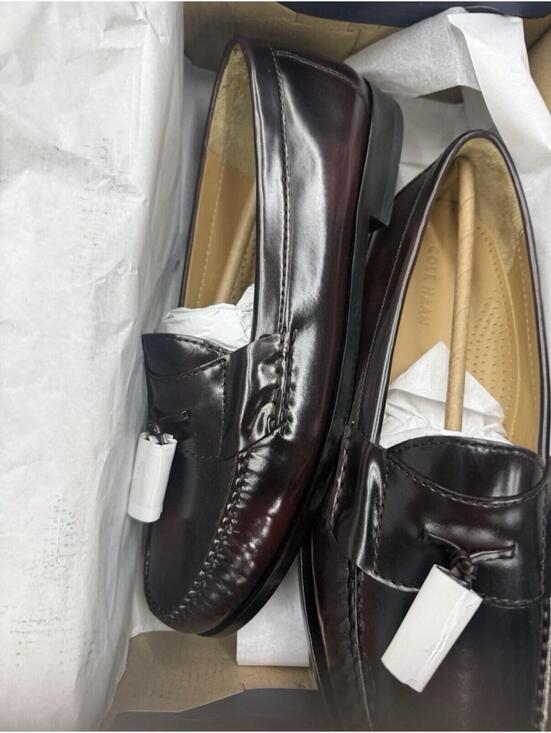 Cole Haan Pinch Tassel Loafers Burgandy Men’s 11.5 D Dress Shoes 03506 NIB main image 6